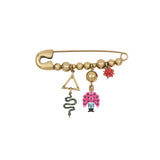 Kalaia Brooch With Charms