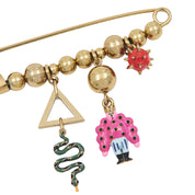 Kalaia Brooch With Charms