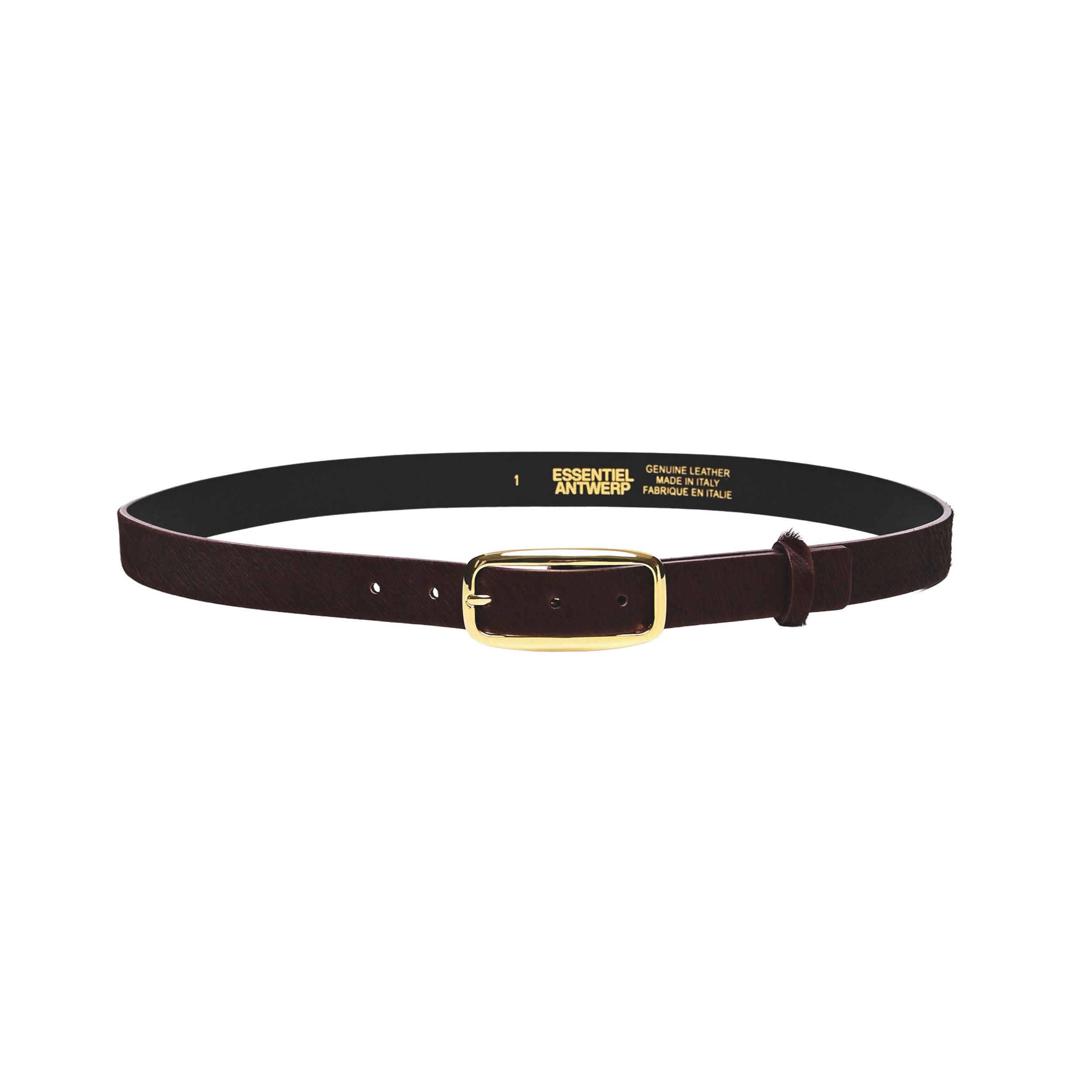 Klub Leather Thin Belt
