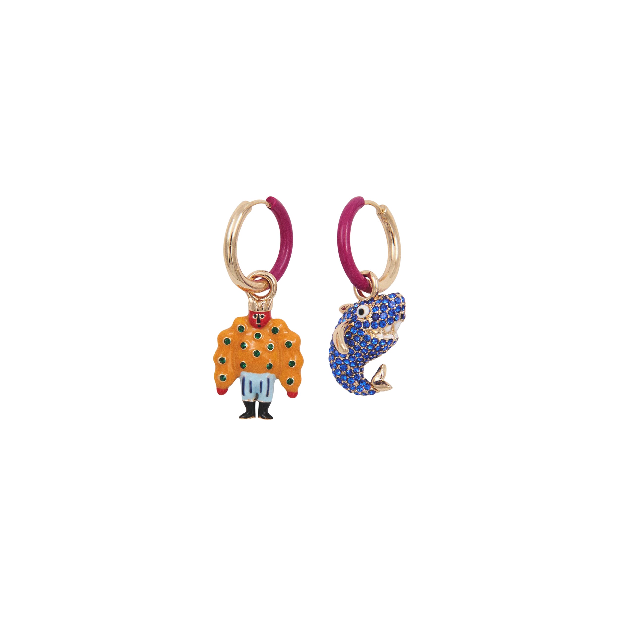 Kode Earrings With Charms