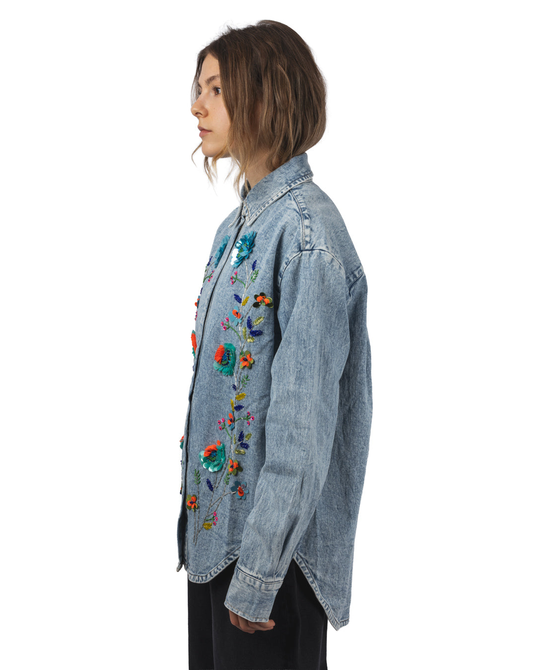 Icksonville Sequin Denim Shirt