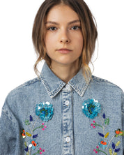 Icksonville Sequin Denim Shirt