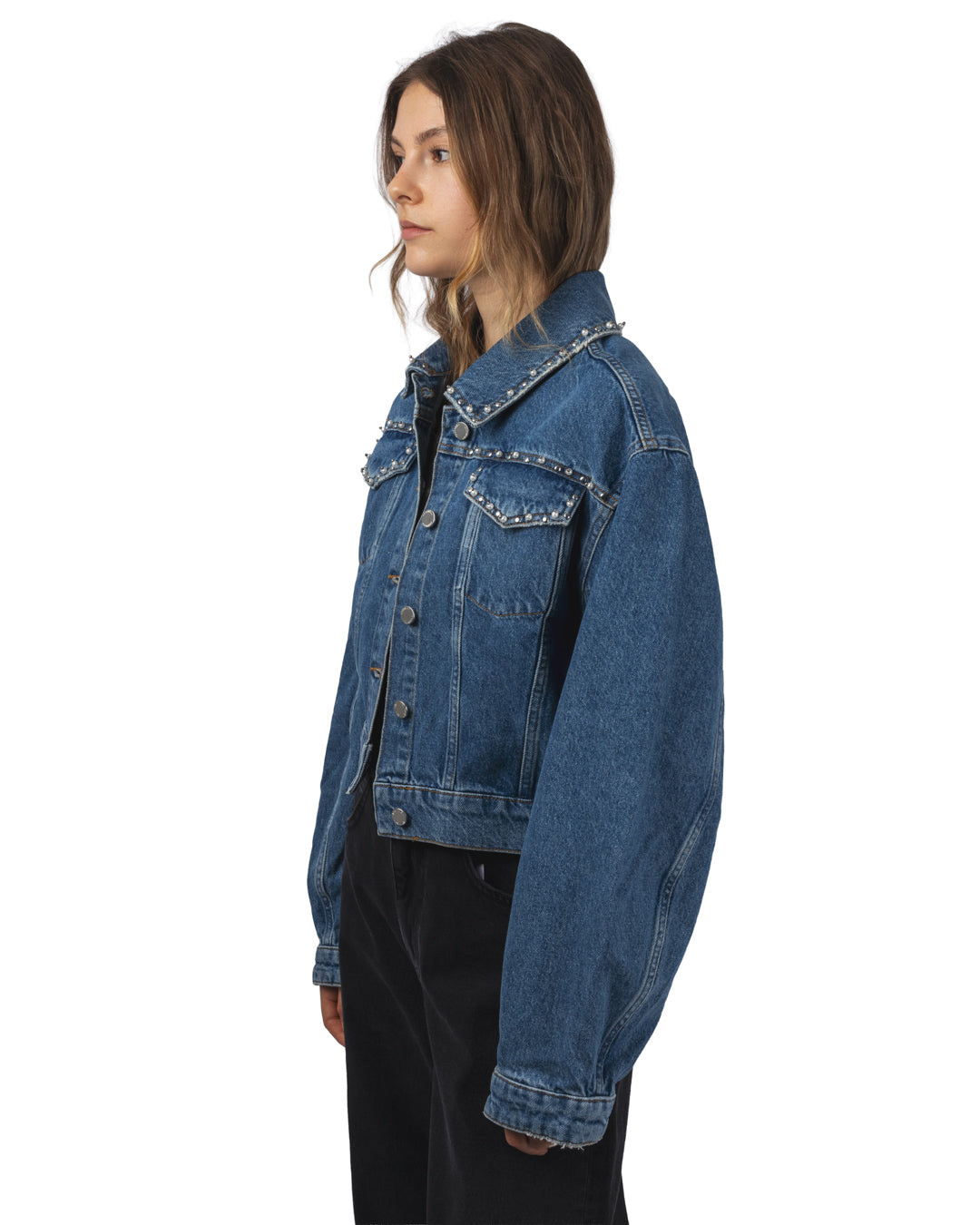 Idolized Embo Denim Jacket