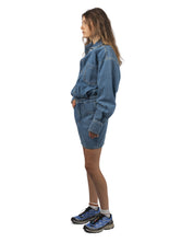 Ilene Embo Denim Dress