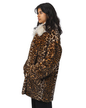 Ileopard Faux Fur Coat