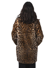 Ileopard Faux Fur Coat