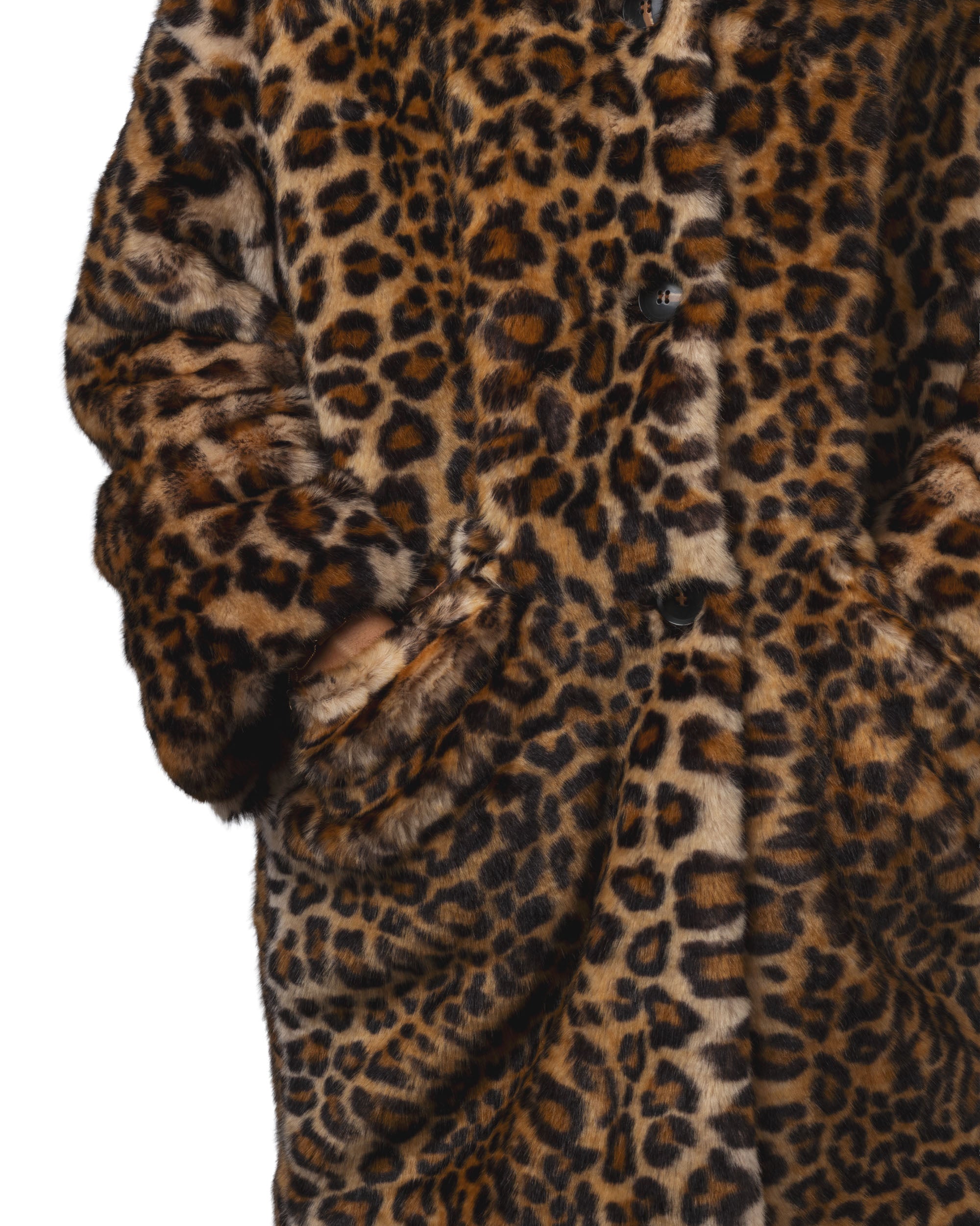Ileopard Faux Fur Coat
