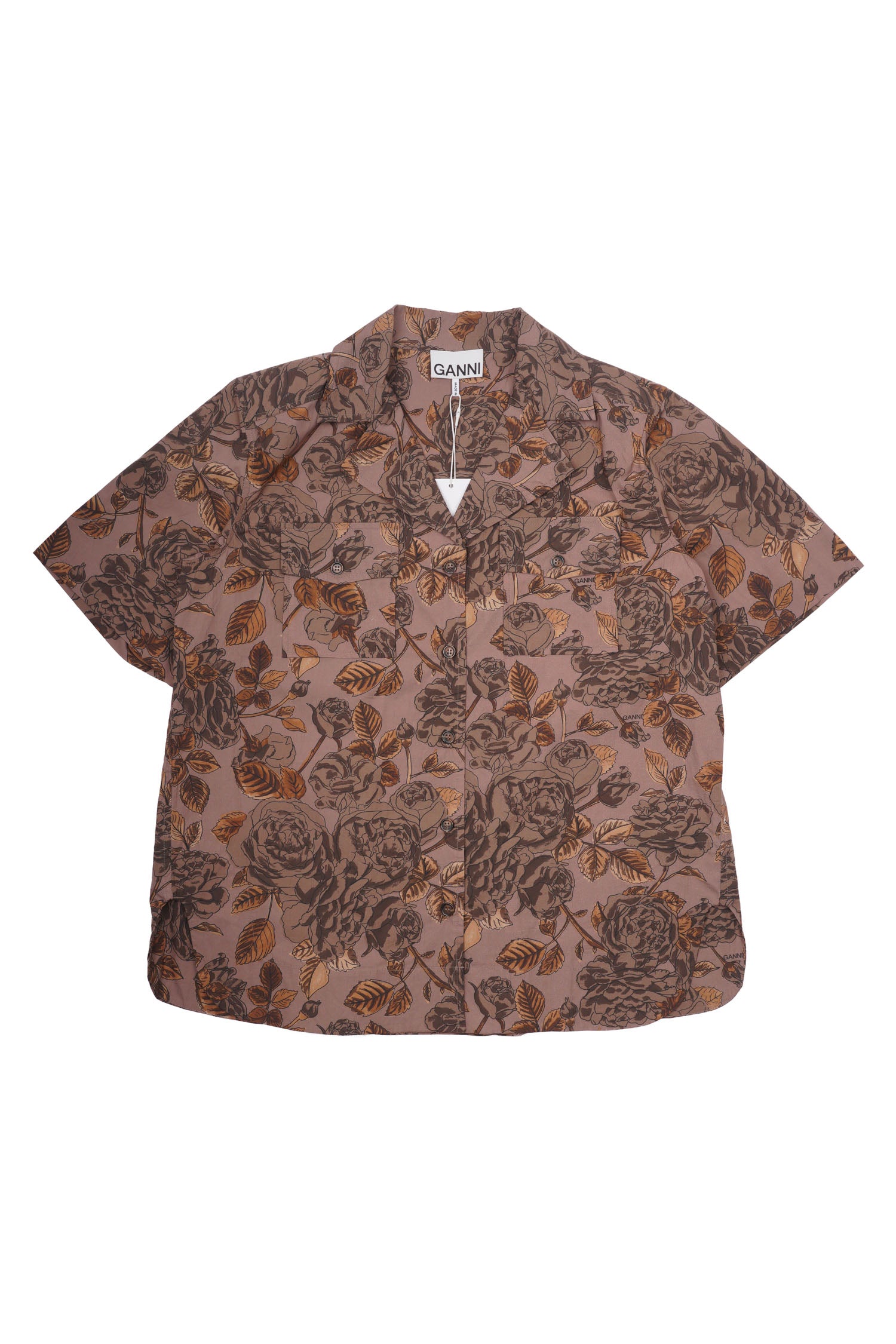 PRINTED COTTON POPLIN SHIRT