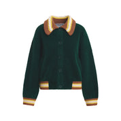 Veste en tricot à col Kamore