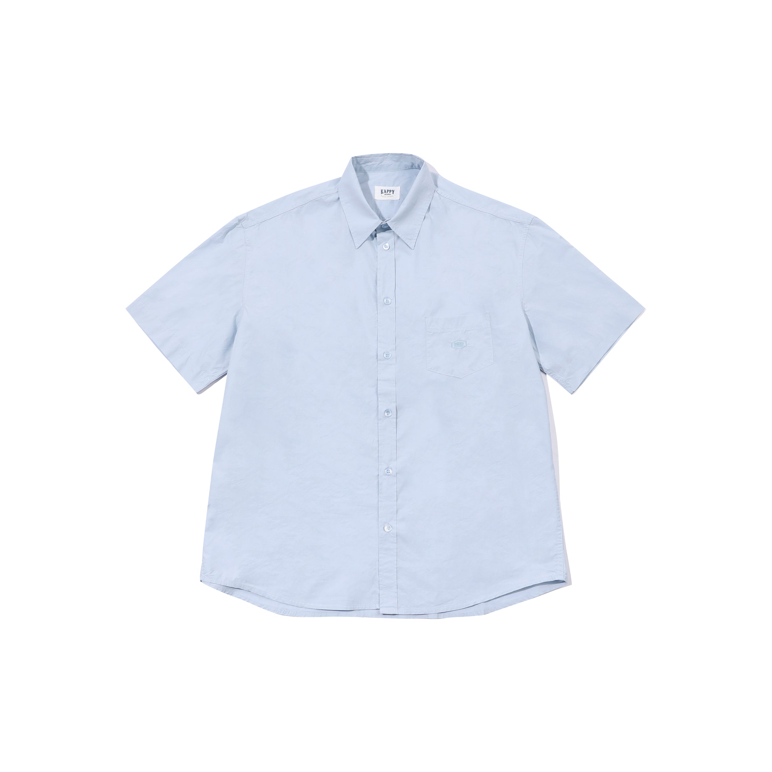Relaxed Seersucker Half Shirt