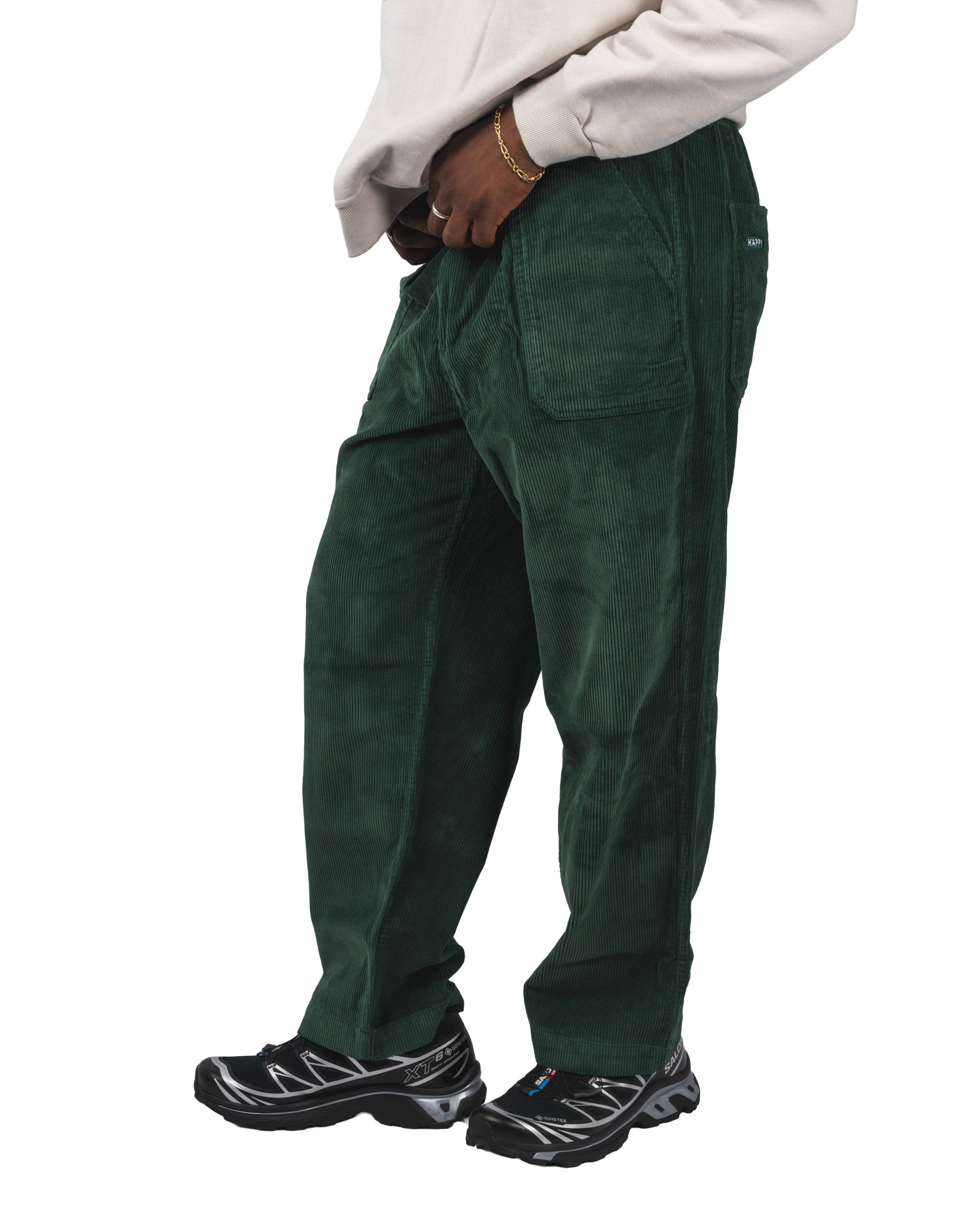 One Tuck Fatigue Corduroy Pants