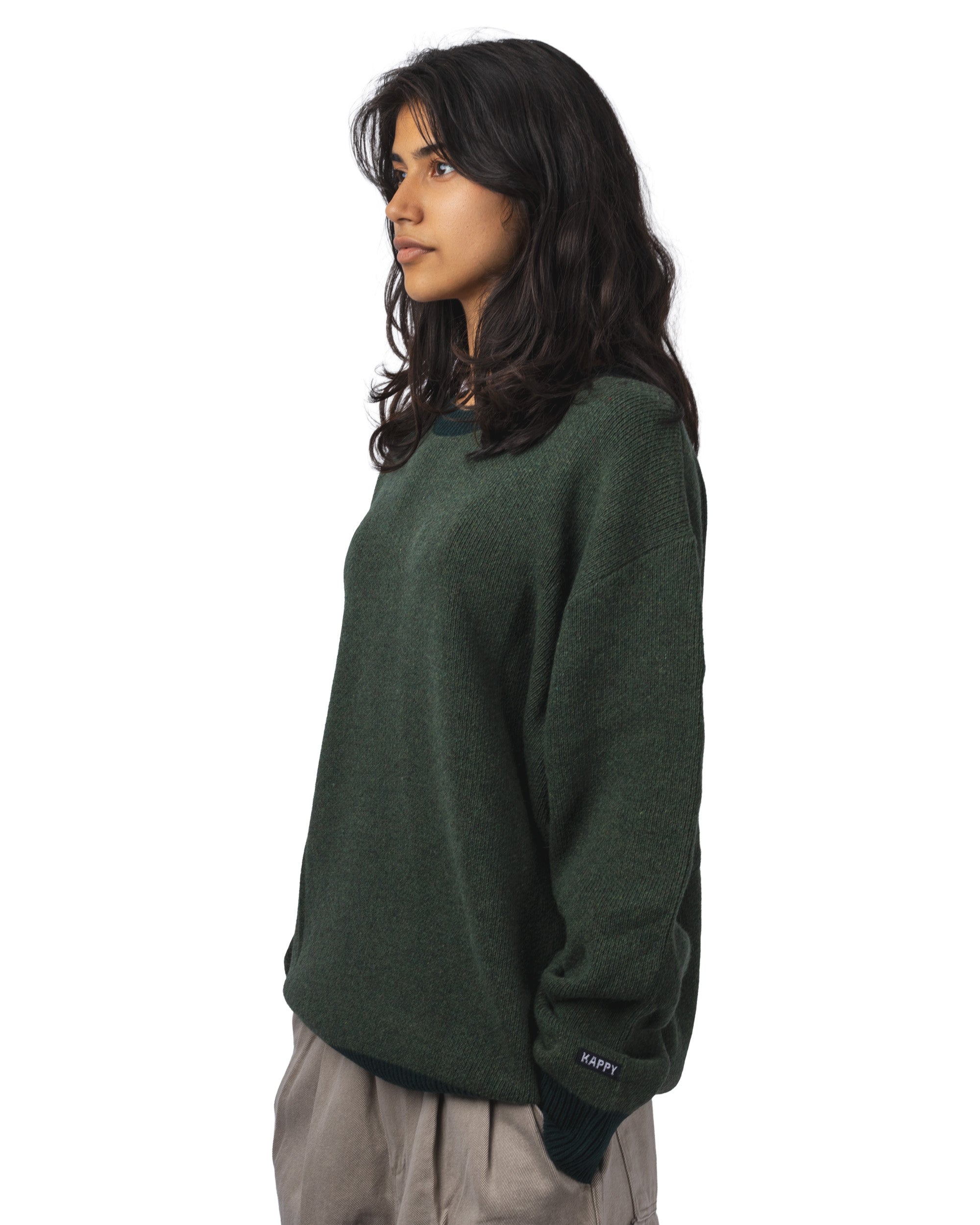 Ringer Round Wool Knit