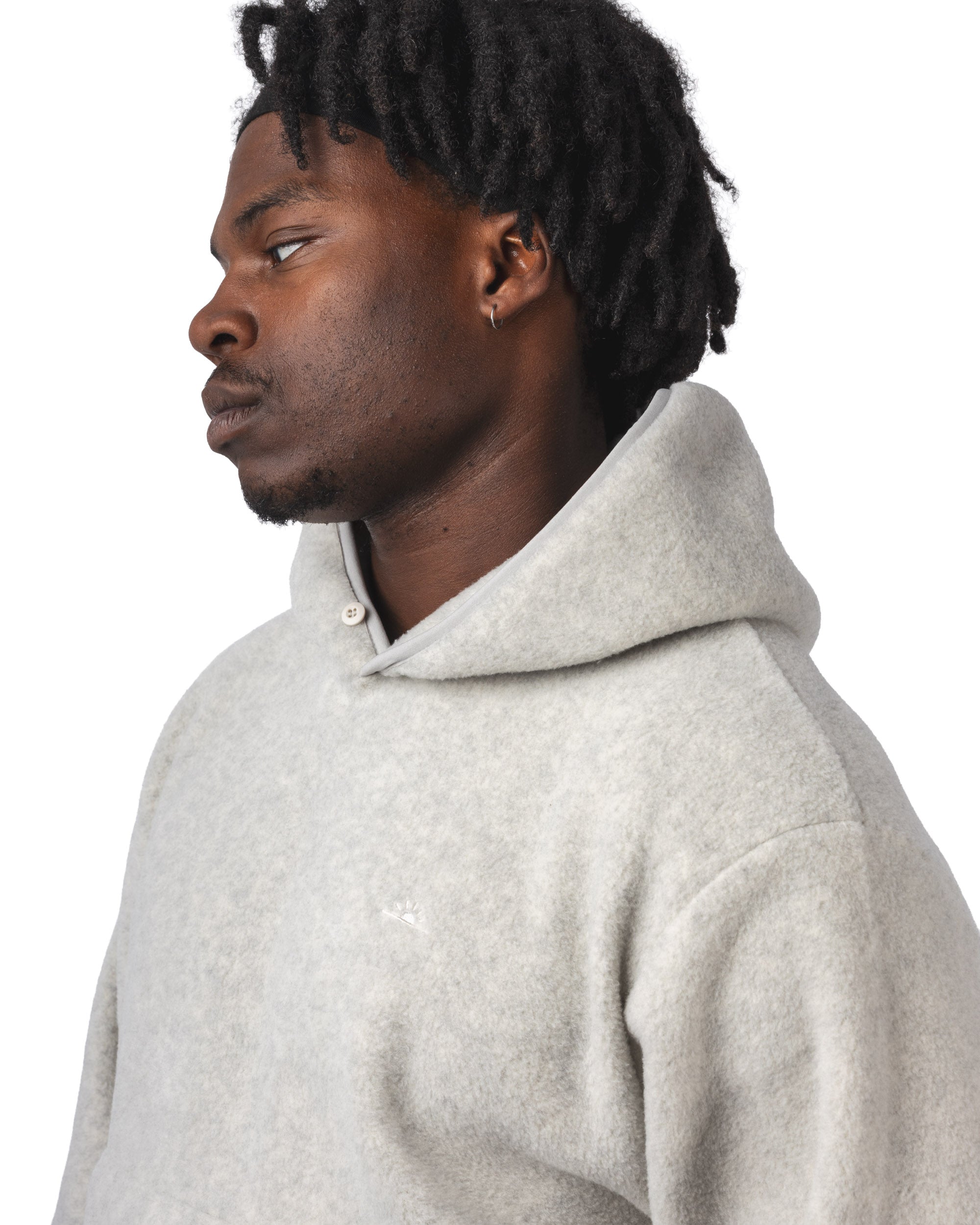 Sunrise Fleece Button Hoodie