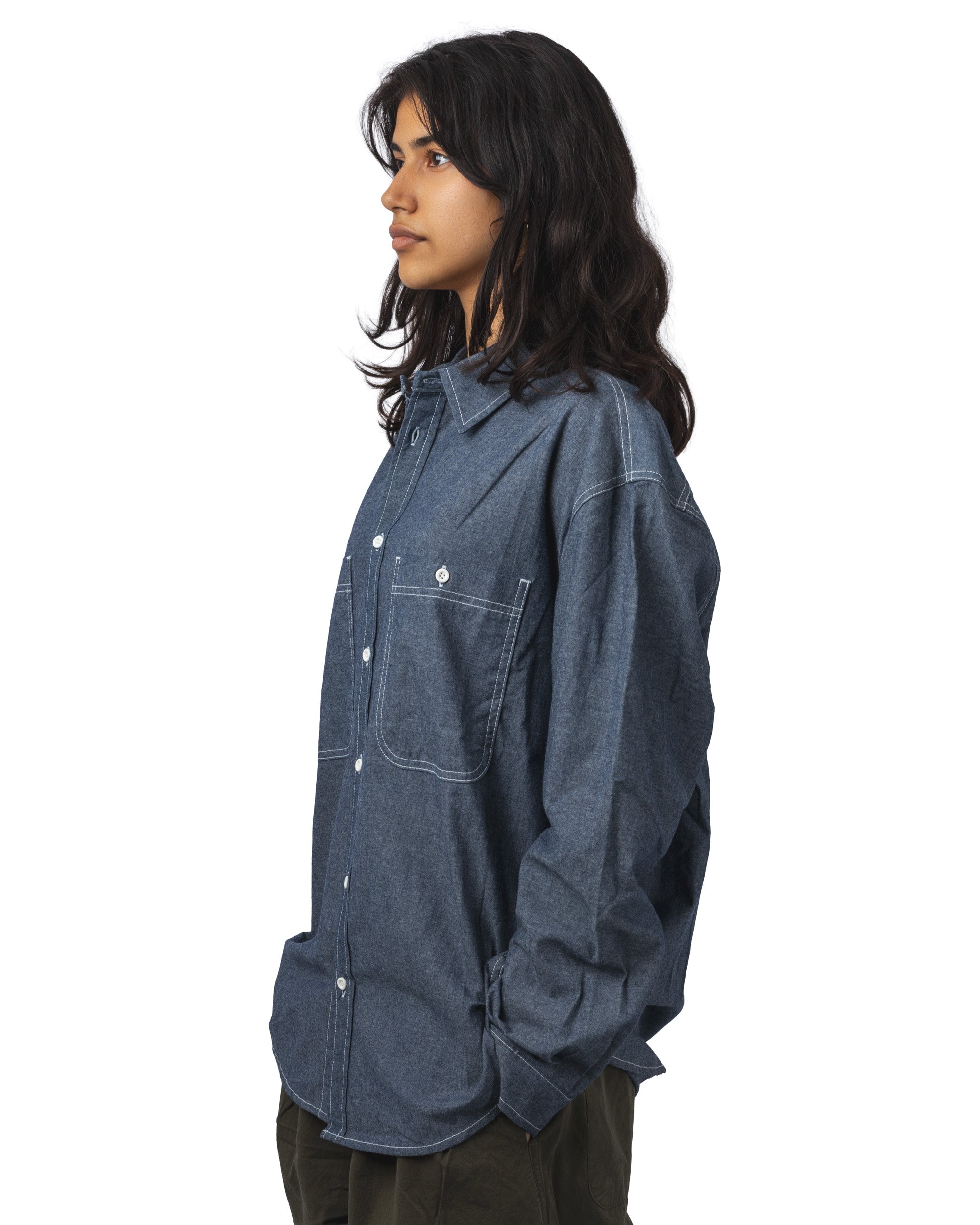 2 Pockets Denim Shirt