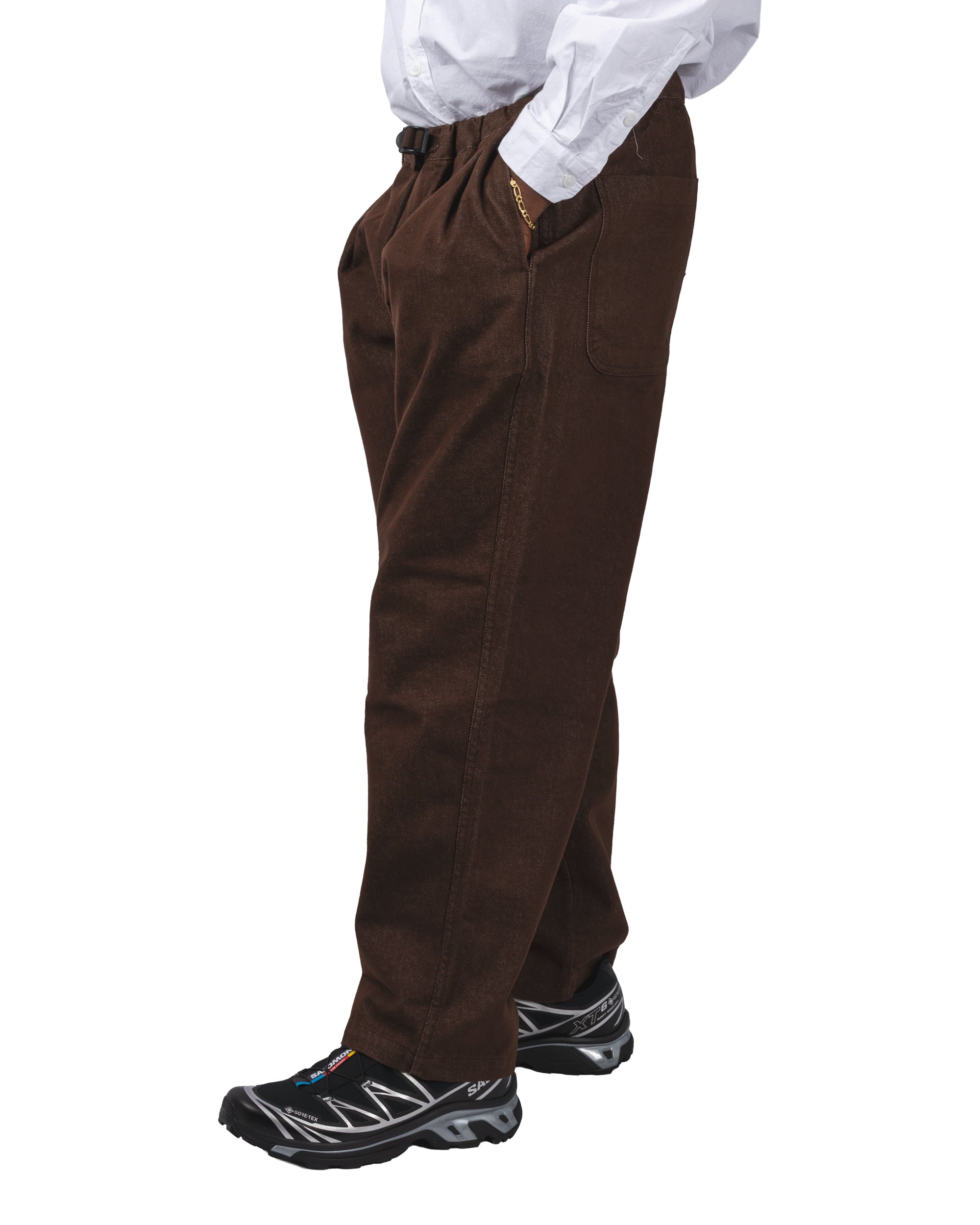 Two Tuck Wide Denim Pants