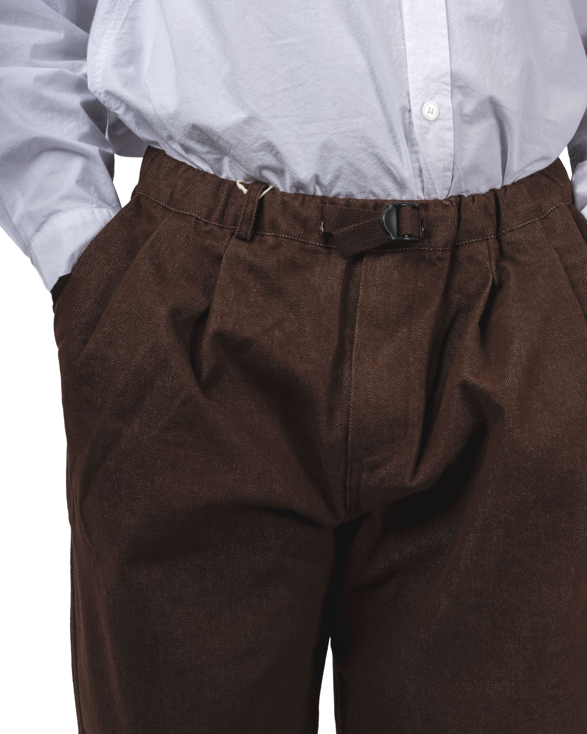 Two Tuck Wide Denim Pants