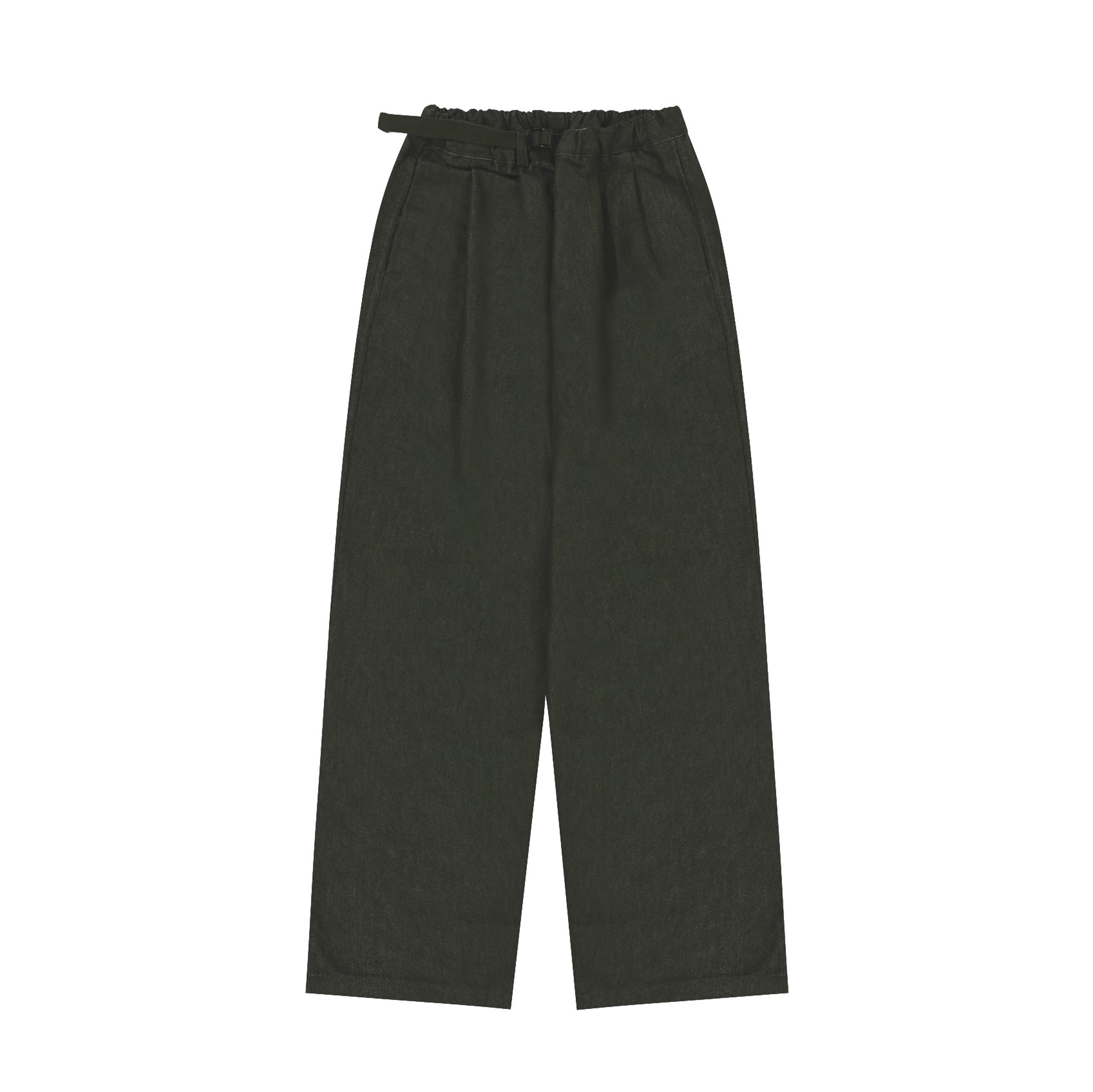 Two Tuck Wide Denim Pants