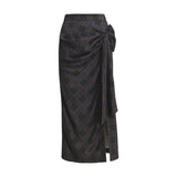 Karm Bow Midi Length Skirt