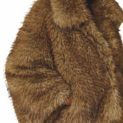 Kastanje Foax Fur Coat