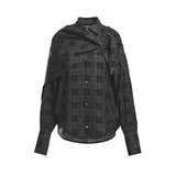 Kiss Oversized Shirt W/ Scarf