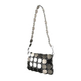 Ch Steel Bag + Grey Inner Bag + Large Metal Chain