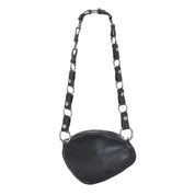 Trotter Bag Plain Leather Chain + Long Circle Chain