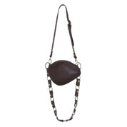 Trotter Bag Plain Leather Chain + Long Circle Chain