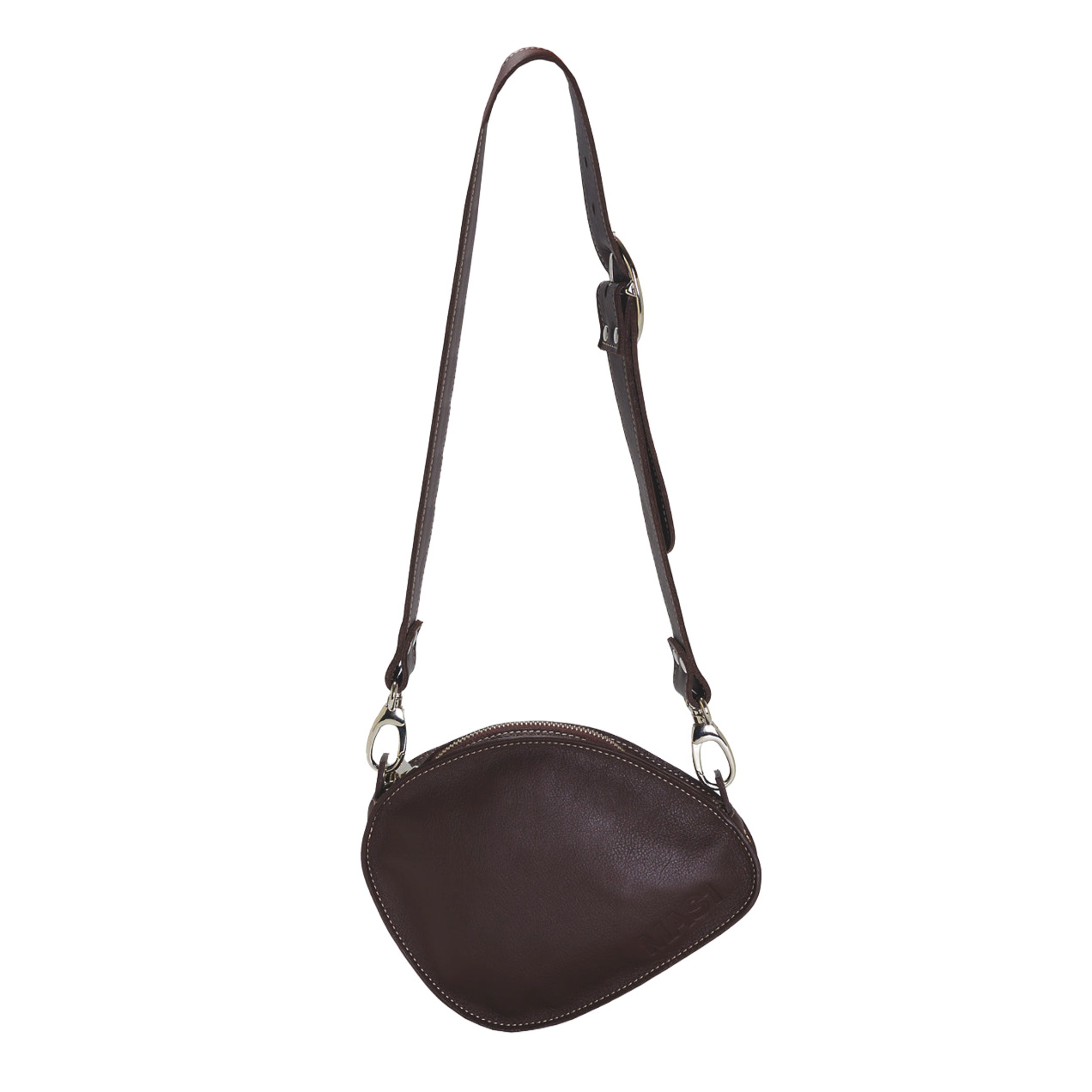 Trotter Bag Plain Leather Chain + Long Circle Chain