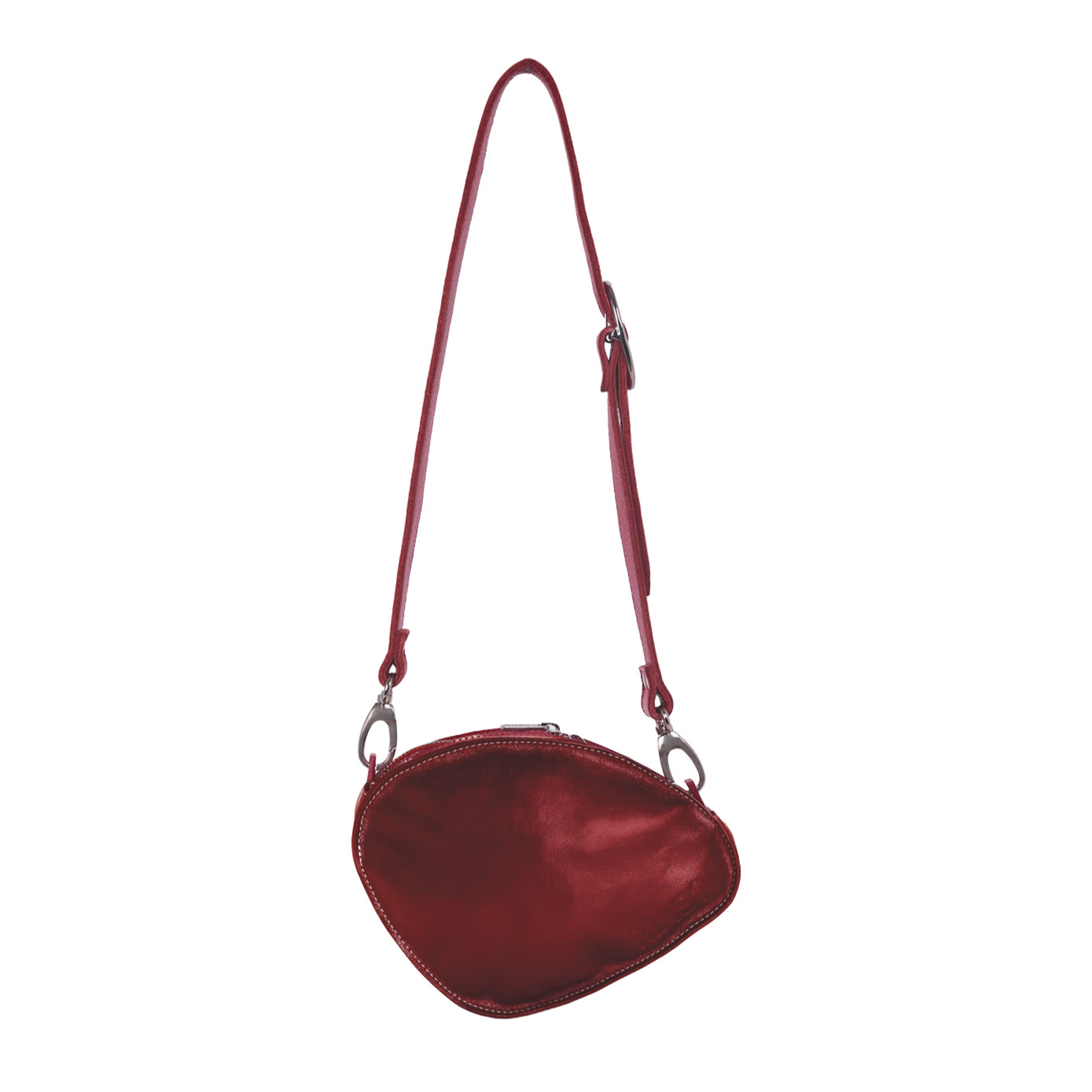 Trotter Bag Plain Leather Chain + Long Circle Chain