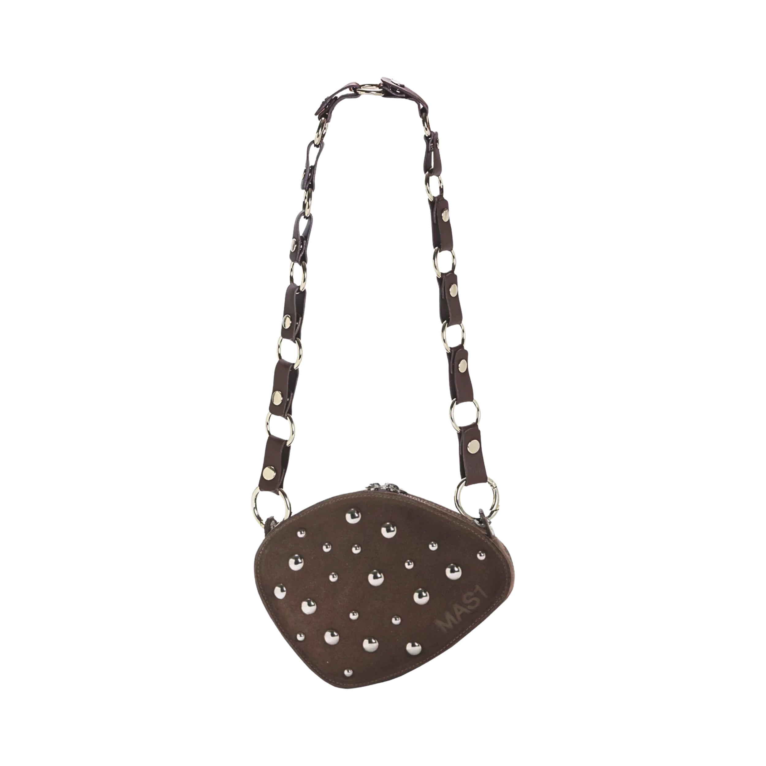 Trotter Bag Boho Plain Leather Chain + Long Circle Chain