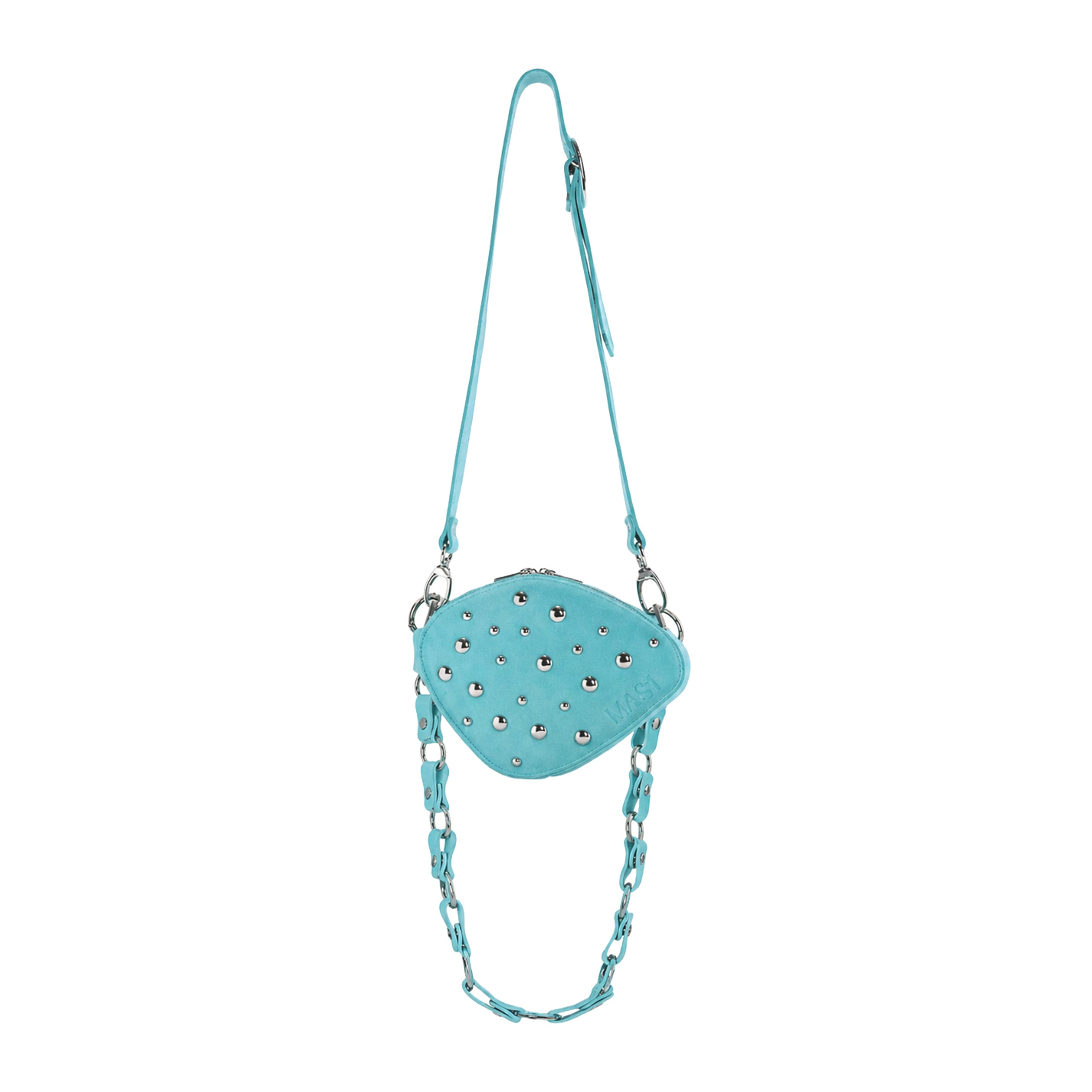 Trotter Bag Boho Plain Leather Chain + Long Circle Chain