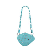 Trotter Bag Boho Plain Leather Chain + Long Circle Chain
