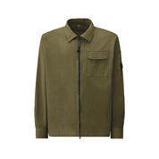 Organic Gabardine Zipped Lens Overshirt