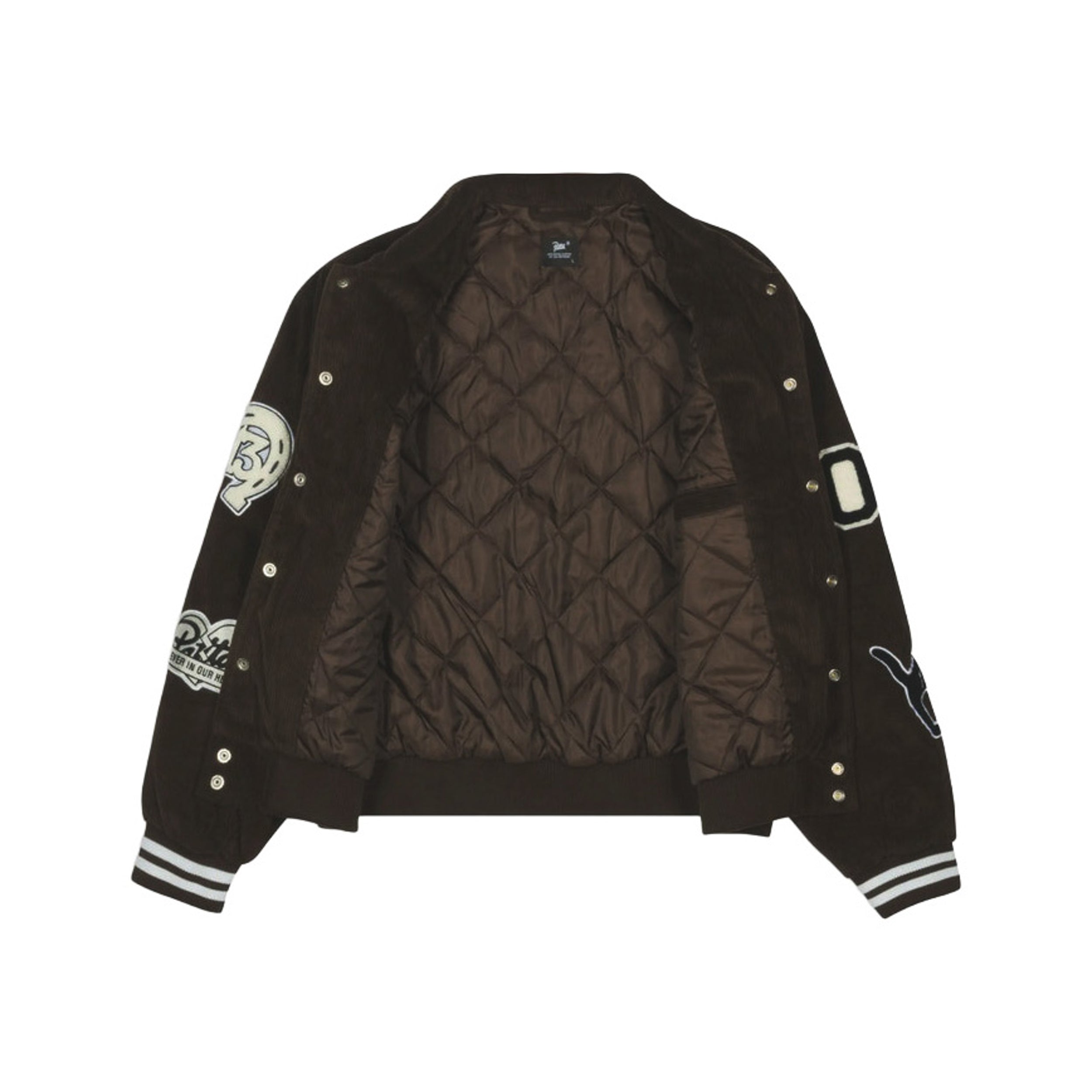 Veste bomber en velours côtelé