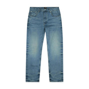 Aqua Whiskers Straight Leg Denim Pants