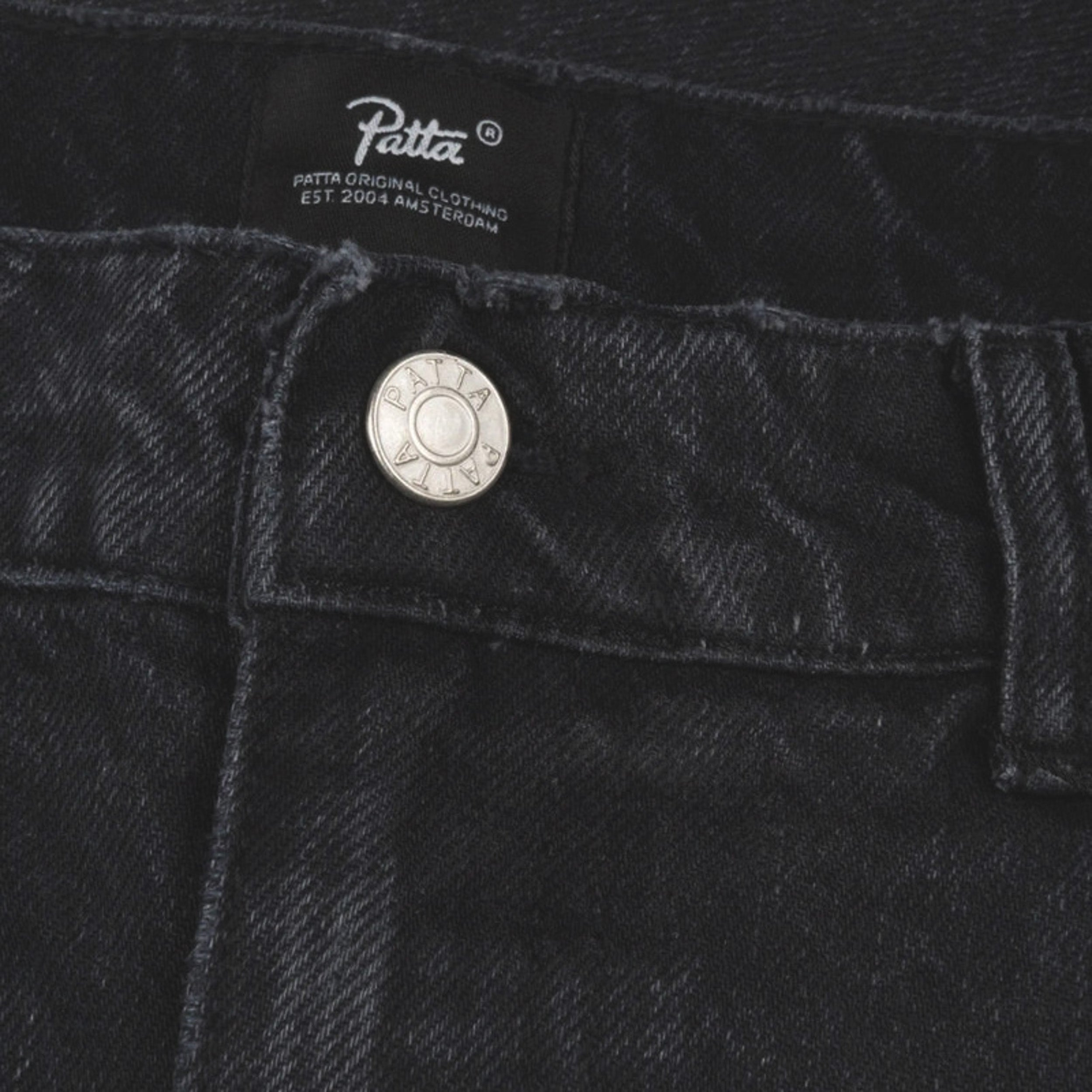 Dark Dirty Whiskers Baggy Denim Pants