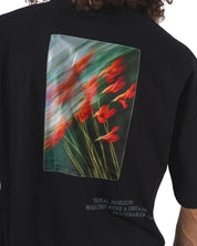 Loose Fit Tshirt Flowerred Print