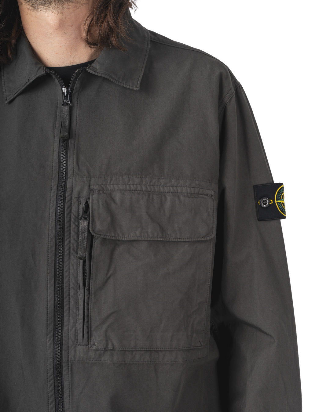Canvas Weave Cotton Overshirt