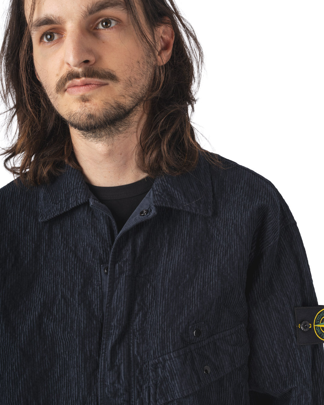 Wrinkled Corduroy 500-TC Overshirt