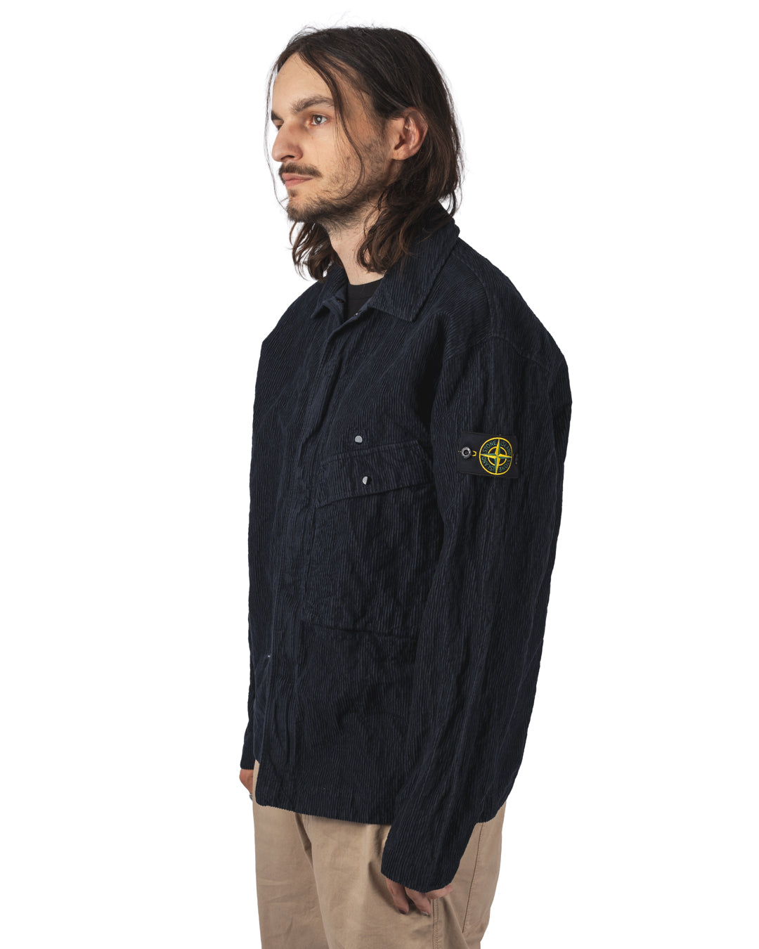 Wrinkled Corduroy 500-TC Overshirt