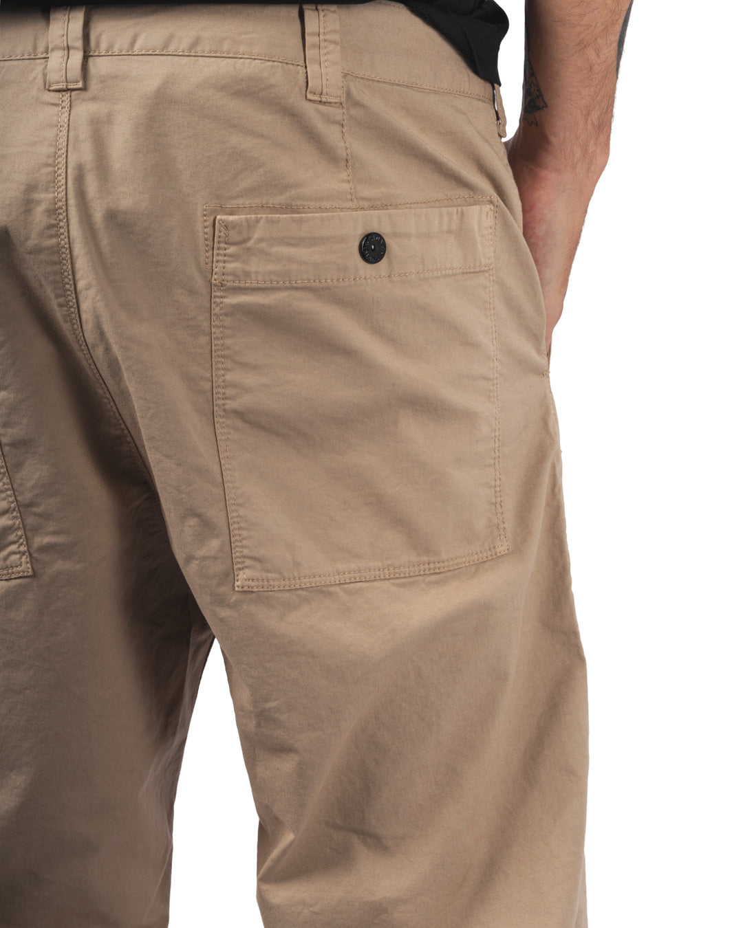 Stretch Cotton Tela 'PARACADUTE' Pantalon