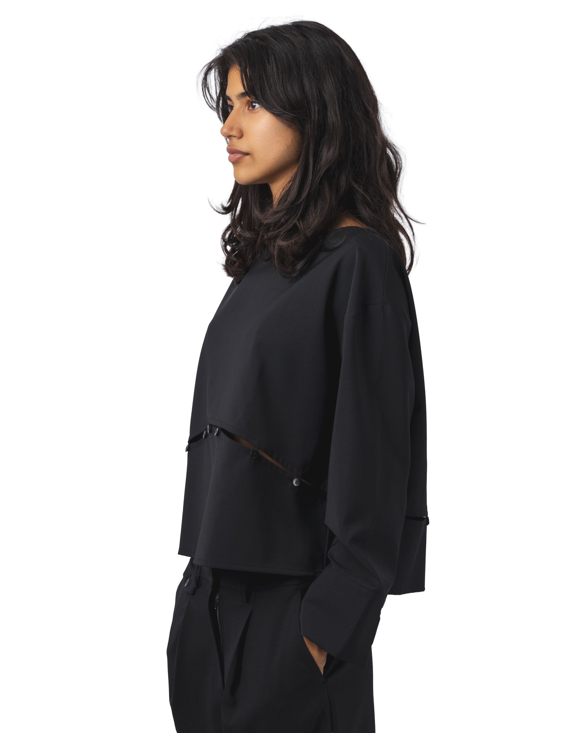 Black Marion Blouse