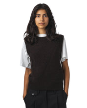 Brown Kaia Knitted Vest