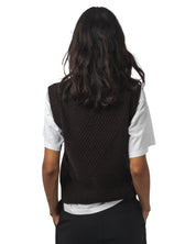 Brown Kaia Knitted Vest