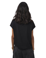 Flower Cord Black Volta Tee