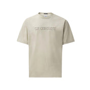 30/2 Mercerized Jersey Twisted Short Sleeve Logo T-Shirt