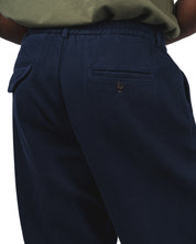 Pleated Track Pant Super Twill