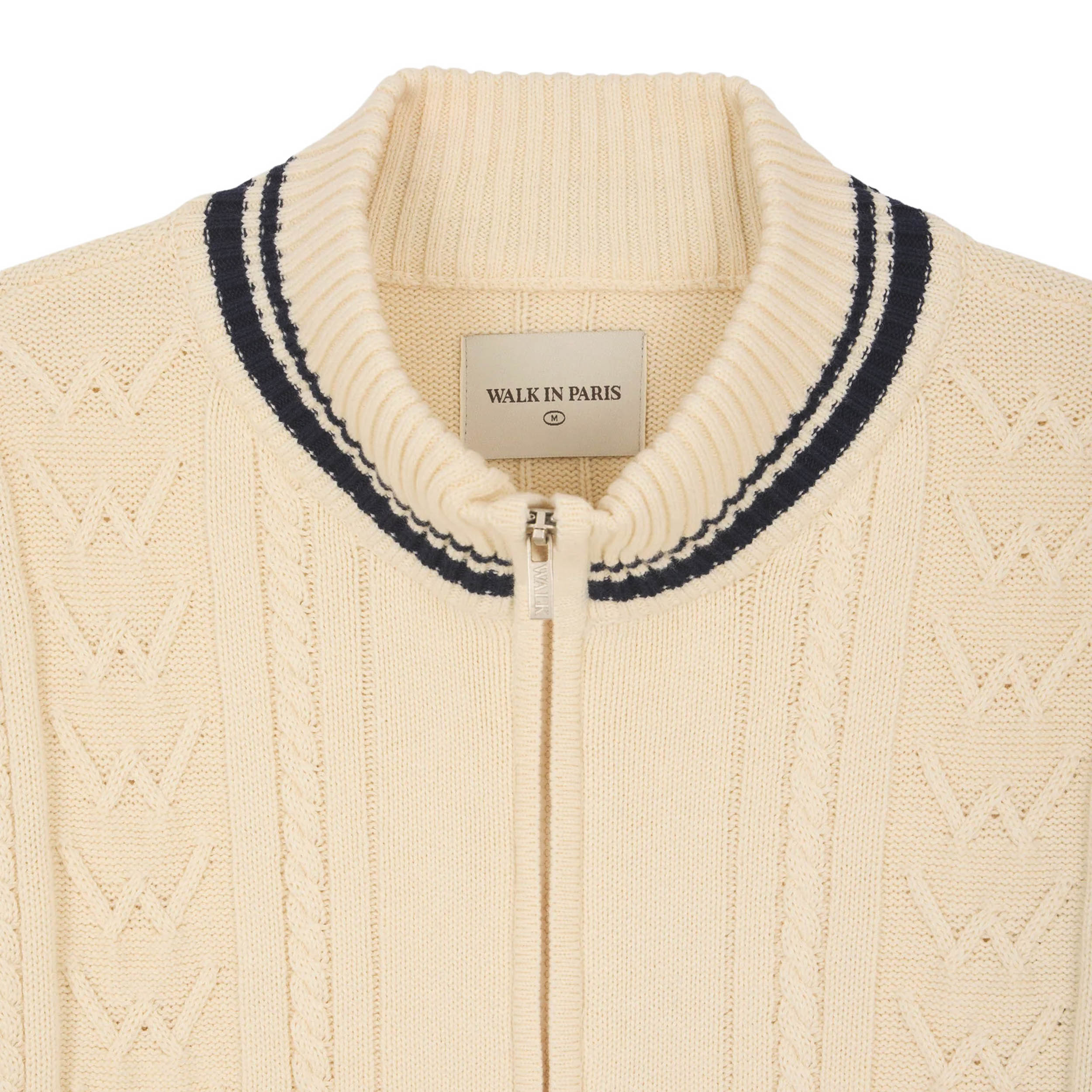 Wool Zip Knit Vest